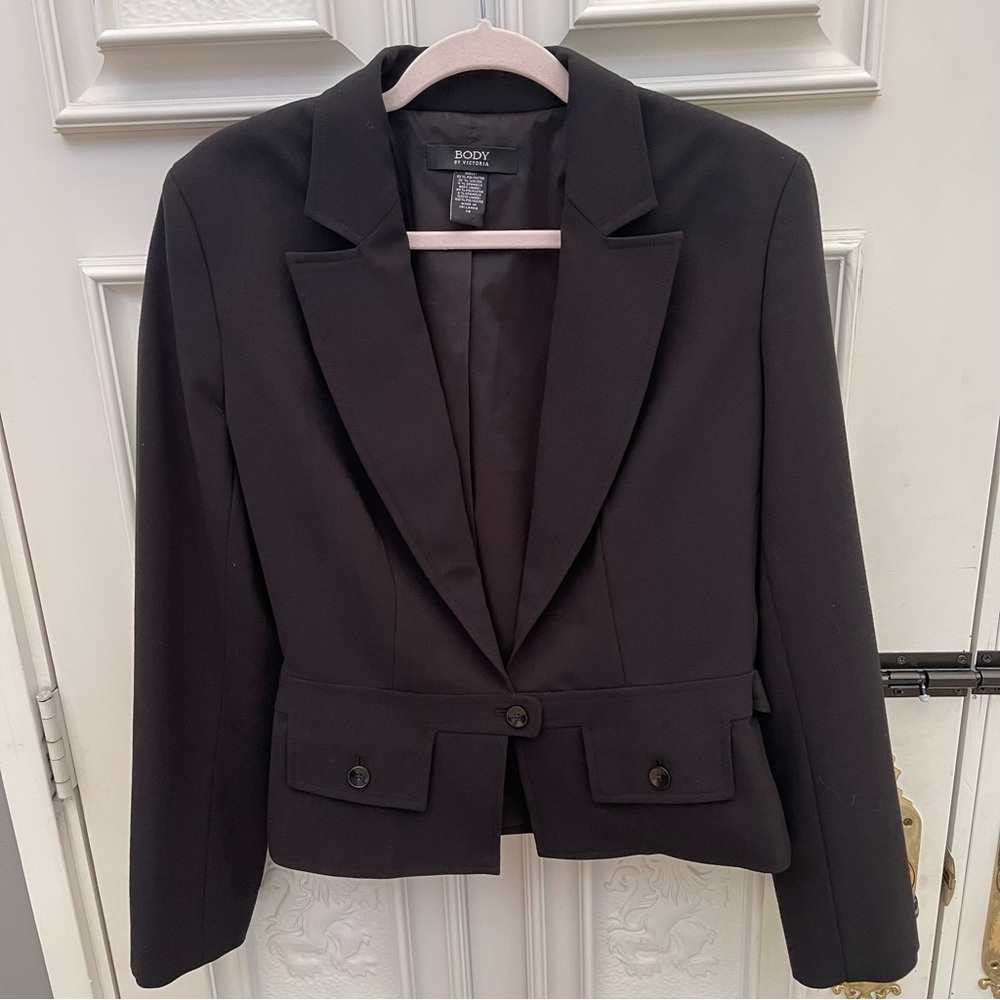 Body By Victoria - Black Blazer - Size 14